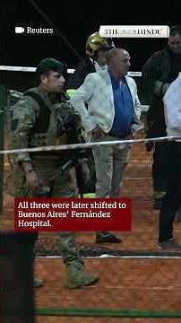 Helicopter crashes onto Buenos Aires tennis courts; 3 injured