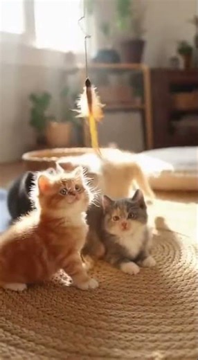 Cutest Kittens Playing Together! 🐾