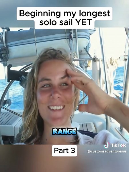 Beginning my longest solo sail YET! - P3 #exploring #adventure #girl #alone #sailing