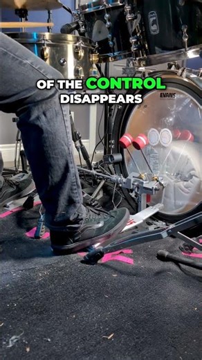 Why Your Double Bass Start and Stop Falls Apart #drums #technique