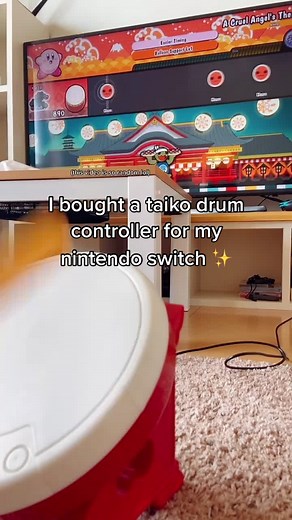 Calibrating this drum was honestly a pain but well worth it #taikonotatsujin #nintendoswitch #drum #taiko #switch #game #fyp #foryou #foryoupage
