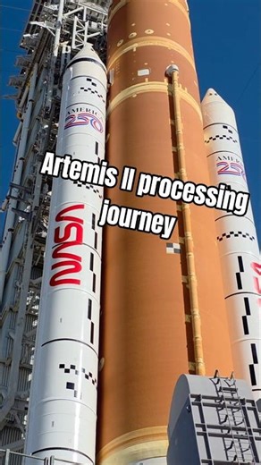 Artemis II Processing Journey at Kennedy Space Center #nasa #moon #space #history
