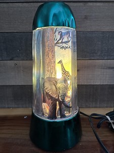 VTG 2000 RABBIT TANAKA Lighted Rotating African Safari Motion Lamp - Etsy