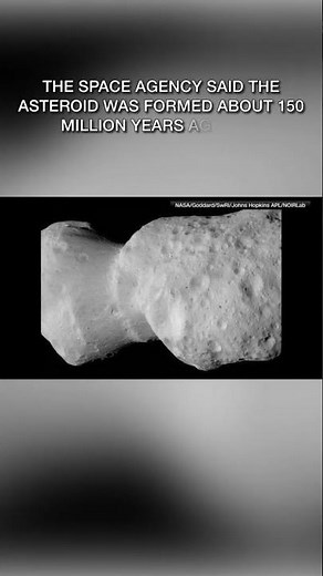 NASA spacecraft beams back pictures of an asteroid shaped like a peanut