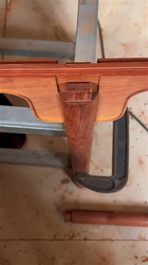 Antique-style table making #wood #artisan #woodworking