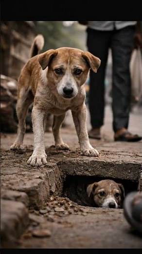 She Waits Every Day With an Apple for the Man Who Saved Her Puppy 🐶🍎 #shortsfeed #viralvideo