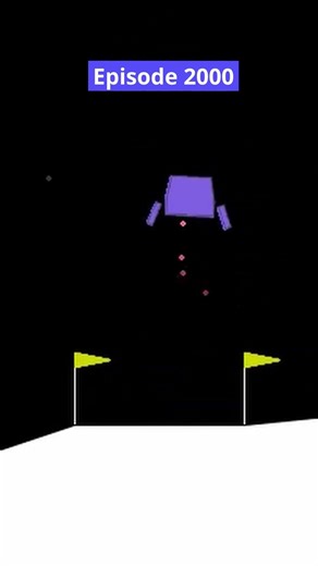 LunarLander AI Learns to Land! | REINFORCE RL in PyTorch (2000 Episodes)