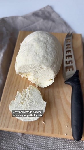 Easy Homemade Paneer Cheese Recipe | 2-Ingredient Cheese