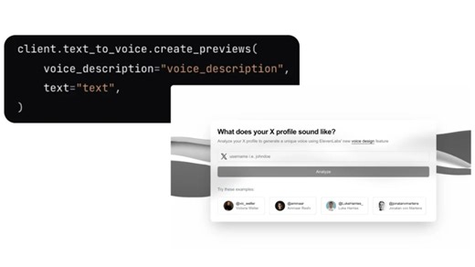 This ElevenLabs AI Tool Can Create a Unique Voice Based on Your X Profile