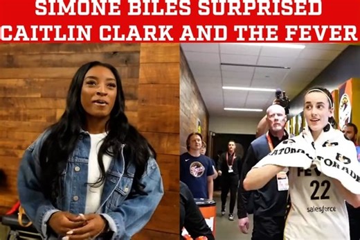 Simone Biles and Gabby Thomas stun Caitlin Clark and the Indiana Fever team after a hard-fought victory