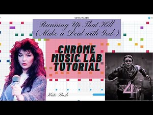 Running Up That Hill by Kate Bush--on Chrome Music Lab #strangerthings #chromemusiclab #tutorial