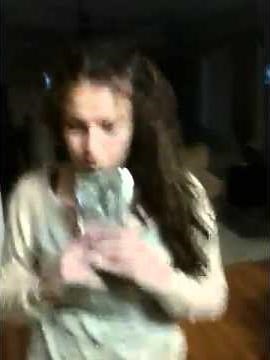 Hand down her pants lol