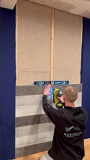 DIY 𝐀𝐮𝐝𝐢𝐦𝐮𝐭𝐞 Sound Absorption Wall! 🛠️🥁