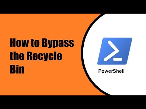 Use PowerShell to Delete a File or Folder. Bypass the Recycle Bin.
