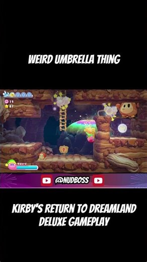 WEIRD UMBRELLA THING | #kirby #nintendoswitch #shorts