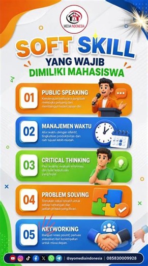 Soft Skill Yang Wajib Dimiliki Mahasiswa