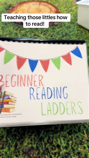 If you were a teacher, a parent, or a homeschool family and you are trying your best to teach your little women how to read the first recommendation I can tell you is to invest in this book. These are called reading ladders. This is exactly what’s going to help build up their fluency when it comes to reading simple deco words each little box builds on each other. Yes they need to be able to learn their sounds first and their letters and then once they start getting into blending and segmenting,