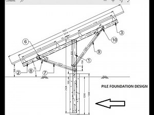 PILE FOUNDATION DESIGN FOR GROUND MOUNT SOLAR STRUCTURE