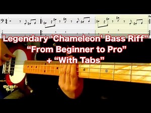 The Legendary Chameleon Bass Riff – Essential Groove for Every Bassist! [TAB]