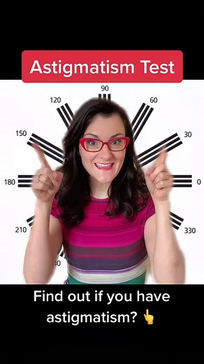 Astigmatism test 👆 #astigmastism #test #screener #eyes #eyehealth #optometry #fyp