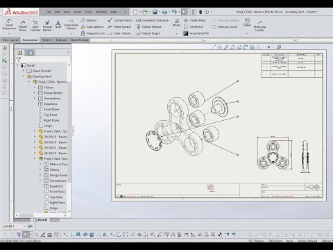 Make it in Solidworks 17.6 - Make an exploded assembly drawing