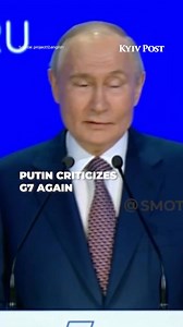 144K views · 2.6K reactions | Putin boasts about BRICS outperforming the G7 (US, Japan, Germany, UK, France, Italy, Canada). In the same breath, he highlights Russia’s vast territory — where most people live in poverty. | Kyiv Post | Facebook