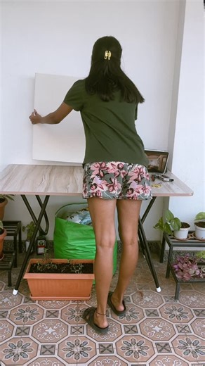 Rajee on Instagram: "💁🏻‍♀️ The making scenes of my wedging board! ~8 hours of work in 30 seconds. (The last time I mentioned this in my story, people thought it was my wedding board, no guyssss, not my wedding! 🙅🏻‍♀️) Managed to make canvas boards for painting with the leftover plywood. The satisfaction of maximum utilisation! 😌 #handbuilding #pottery"