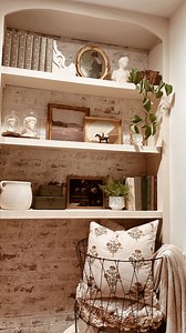 3.3K views · 576 reactions | Happy Tuesday!✨ I decided to switch out the huge tapestry in our dining room to this beautiful landscape print I found for $12 and framed with some molding we already had! I love switching things up a bit to make small changes throughout our home! Do you switch things up too!? • • • • Dining room | cottage home | vintage | gallery wall | antiques | collected | decor | thrifted | We_dabble | Facebook