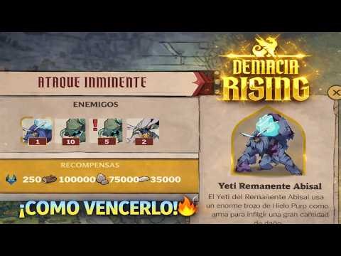¡CÓMO DERROTAR AL YETI REMANENTE ABISAL! 🧊🔥 Guía FÁCIL Demacia Rising Graykeep