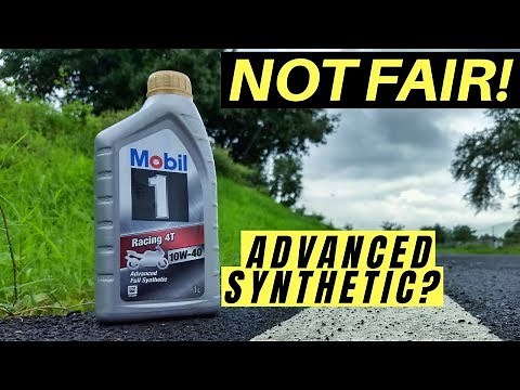 SWITCHING TO MOBIL 1 RACING 4T FROM AMSOIL BEST SYNTHETIC ENGINE OIL HONDA DREAM YUGA MILEAGE TEST