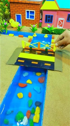 Building a Firm and Long Lasting Bridge Over a Small Water Flow for a Mazda Mini Car