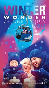 Experience the wonder of winter at the Arthur's Seat Eagle, where our iconic gondola ride offers panoramic views and a winter celebration like no other! WONDER 🤩❄️ With hourly 'snow' flurries, live music, kids activities and crafts, giant snowglobe and exclusive Night gondola flights! INDULGE 🍷🍿🥞 With winter market stalls and limited edition treats! WIN 🏆🎫 With daily prizes and big wins from our collaboration with Falls Creek! The Arthur's Seat Eagle Winter Wonder campaign is truly a journ