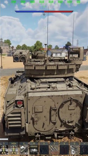 TOW missile no-line-of-sight mode #warthunder #indirectfire