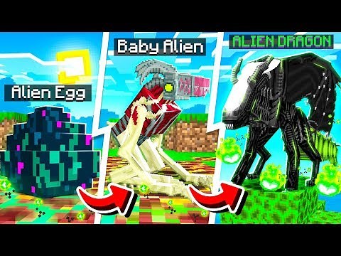 LIFE OF A MINECRAFT ALIEN DRAGON!