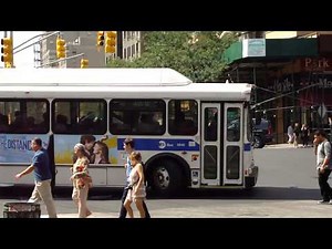 MTA New York City Bus 1999 Orion V CNG 9848 On The 2 Train Subway Shuttle @ 96th Street