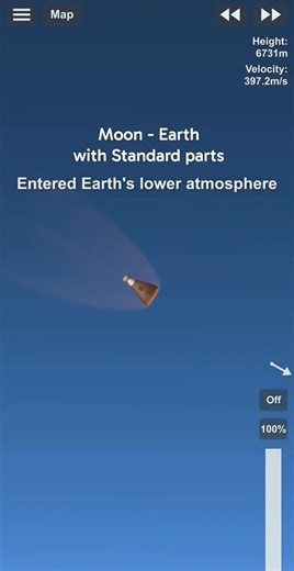 Moon - Earth with Standard parts / part 2 #sfs