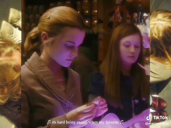 Awkward Moments: Hermione Granger and Ginny Weasley