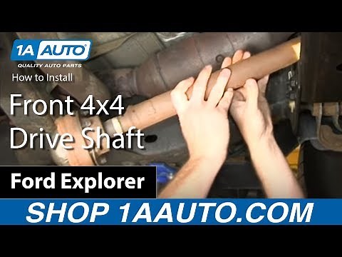 How to Replace Front 4x4 Drive Shaft 06 Ford Explorer