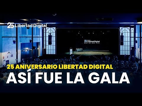 Así fue la gala del 25 aniversario de Libertad Digital
