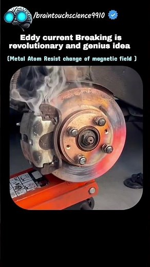 what eddy currents breaking is revolution #physics #technology #demonstration