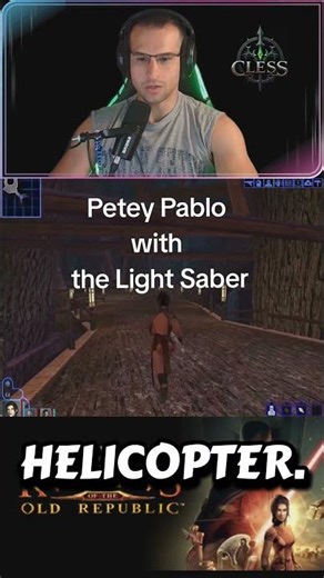 Petey Pablo with the light saber! Spin it like a Helicopter! #starwars #lightsaber #kotor