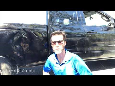 Silverado Bedside Super Smash Repaired with Paintless Dent Removal