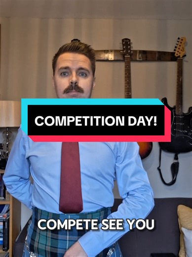 Exciting Competition Day for Bagpipe Soloist