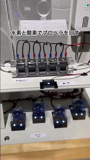 燃料電池！電気分解の逆原理で水素と酸素を供給して発電を行う！ #水素 #酸素 #燃料電池 #科学館へ行こう #大阪市立科学館