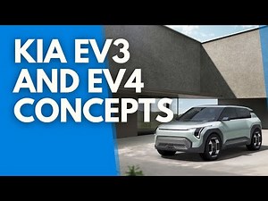 Kia's EV3 and EV4 Concepts Tesla Model Y and Model 3 Affordable Alternatives