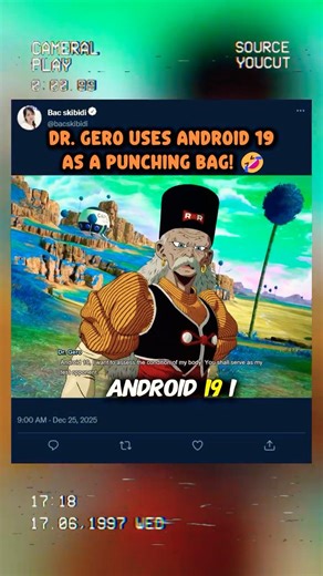 Dr. Gero Uses Android 19 As A Punching Bag! 🤣 #sparkingzero #crashout #knockout