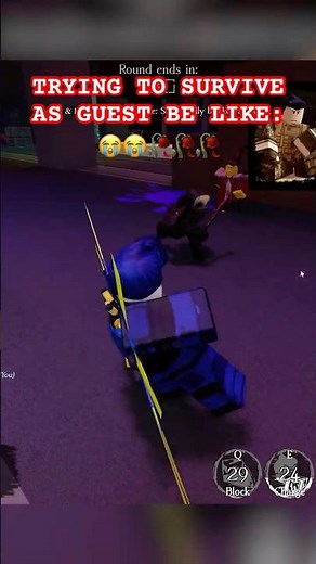 POV: Using Guest 1337 To SURVIVE The KILLER... in Forsaken Roblox