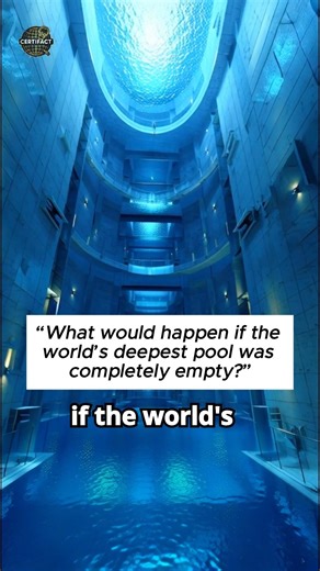 This Is What the World’s Deepest Pool Looks Like When It’s Empty