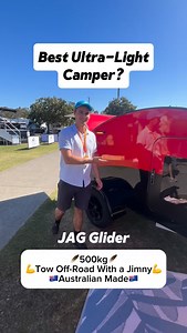 Is this the best ultra-light camper?⁠ ⁠ Introducing the brand new JAG Glider ✨ Weighing in at just 500kg, Towable by almost any car (from a Suzuki Jimny to an EV ⚡🚙and proudly Australian-made in Brisbane.⁠ ⁠ Don’t be fooled by the size. With independent off-road suspension and smart design, it’s ready for rugged tracks and epic adventures.⁠ ⁠ The first Gliders hit the road in early 2026 🚐🔥. Orders are now open!⁠ ⁠ 👉 See the full feature list and secure yours at www.jagcamper.com.au/glider⁠ ⁠