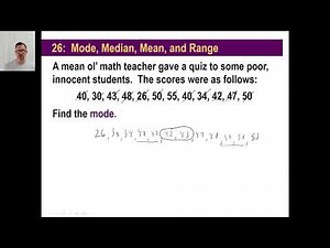 Saxon Math - Pre-Algebra 1/2: 3rd Edition (Lesson 26) - Mean, Median, Mode, Range